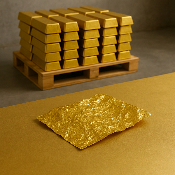 Фольга из золота